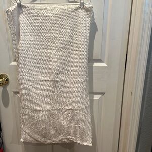 Textured Cotton Queen Pillow Sham Set (2) - 18x32”